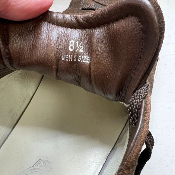 Brown Suede Mens Sneakers By Tods Size 8.5 - Picture 2 of 5